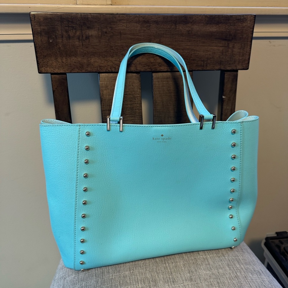 Kate Spade Atoll Tiffany Blue Romily Rivet Bag